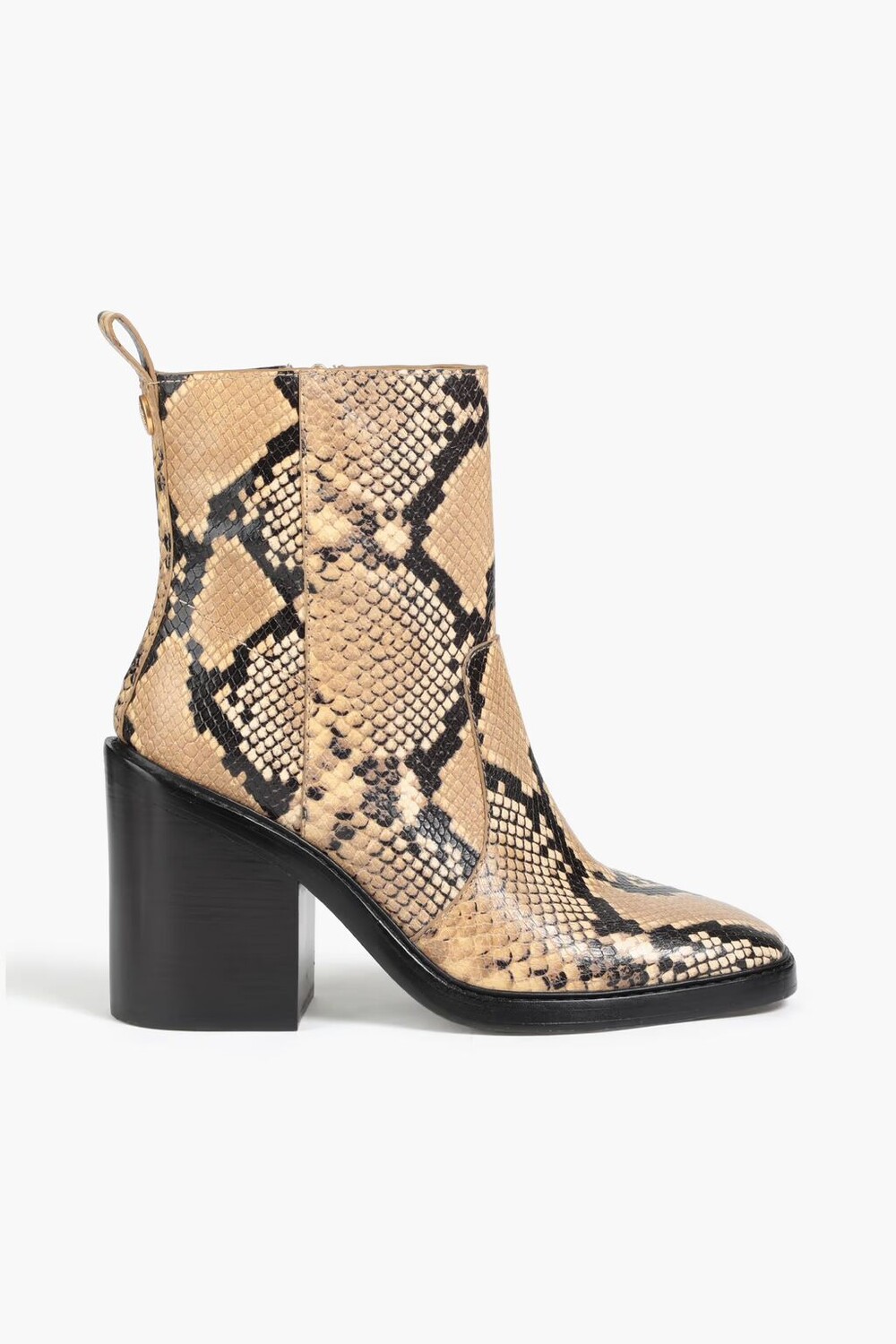 

Ботильоны из кожи со змеиным эффектом Tory Burch, цвет Animal print
