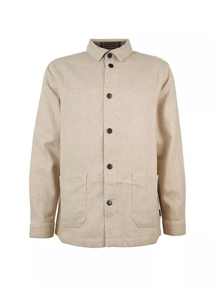 

Узкая рубашка Waterhill Barbour, цвет stone marl