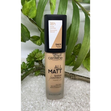 

Catrice All Matt Shine Control Makeup 046N Нейтральная ириска 30 мл — новинка