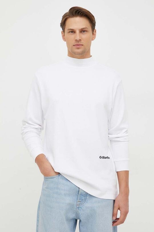 

Хлопковая рубашка с длинными рукавами G-Star G-Star Raw, белый