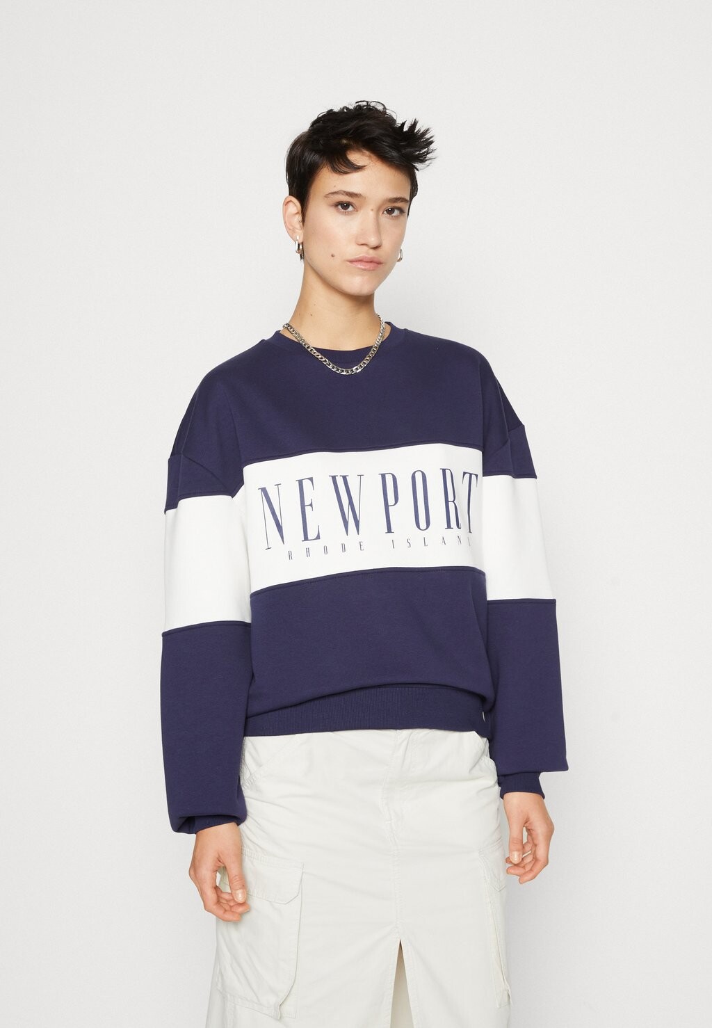 

Толстовка Even&Odd, цвет dark blue/white
