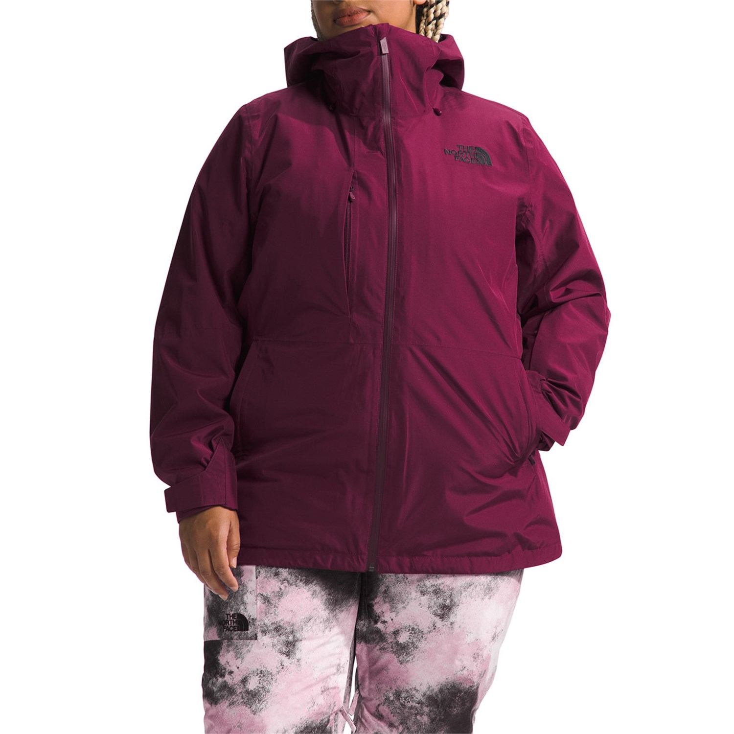 Куртка The North Face Plus ThermoBall Eco Snow Triclimate, цвет Boysenberry куртка the north face thermoball eco 2 0 plus цвет boysenberry