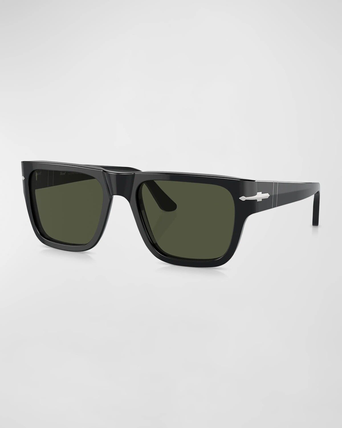 

Мужские квадратные солнцезащитные очки из ацетата Persol, цвет Black
