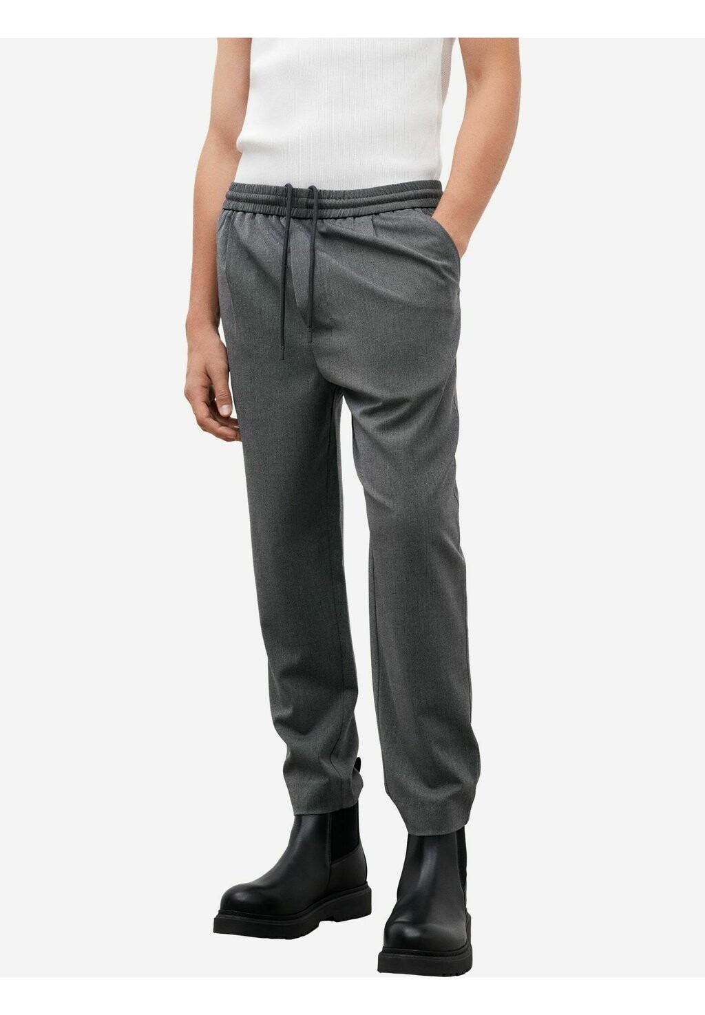 

Спортивные брюки Elasticated Waist ADOLFO DOMINGUEZ, цвет grey melange