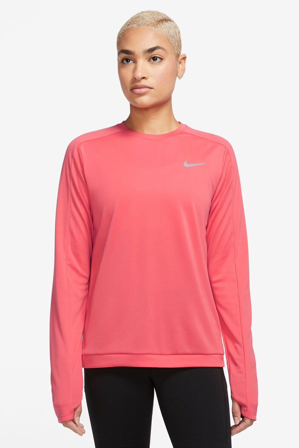 

Беговая футболка Dri FIT с круглым вырезом Nike, розовый