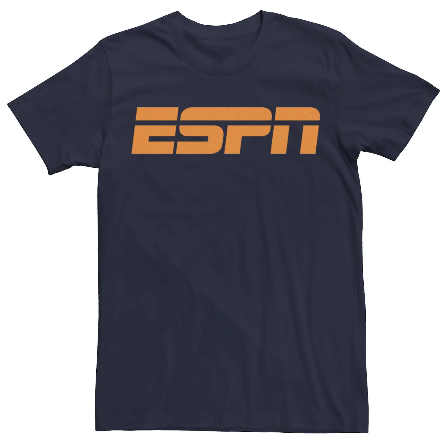 Мужская оранжевая футболка с текстовым логотипом ESPN Licensed Character