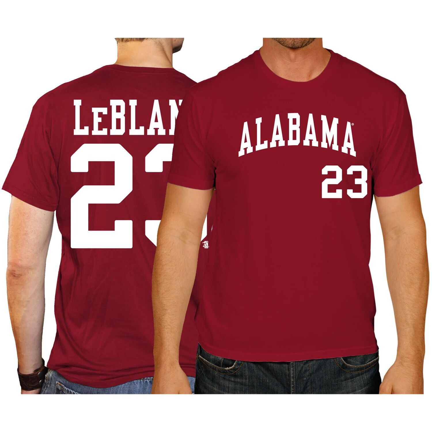

Мужская оригинальная ретро-брендовая футболка Wade LeBlanc Crimson Alabama Crimson Tide с бейсбольным именем и номером