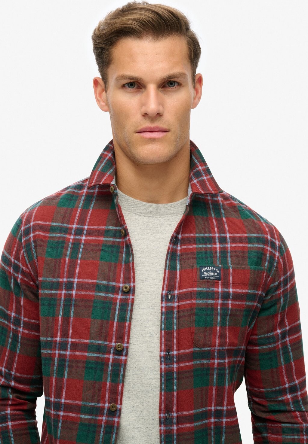 

Рубашка LUMBER Superdry, красный