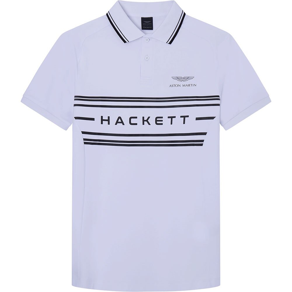 

Поло с коротким рукавом Hackett Amr Chest Panel, белый