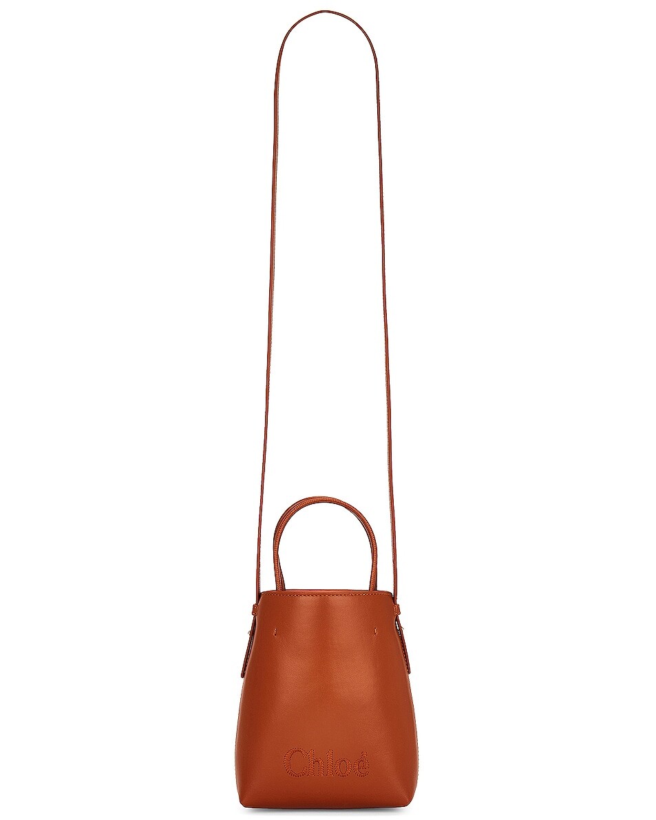 

Сумка Chloe Micro Chloe Sense Tote, цвет Caramel