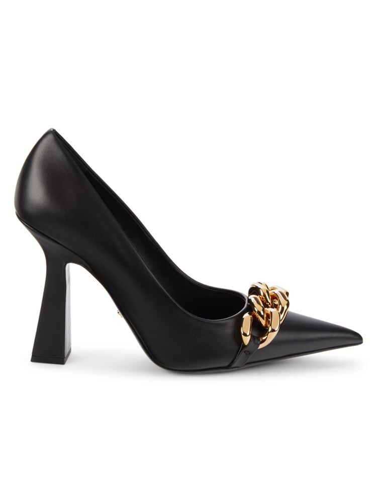 

Кожаные туфли Versace, черный