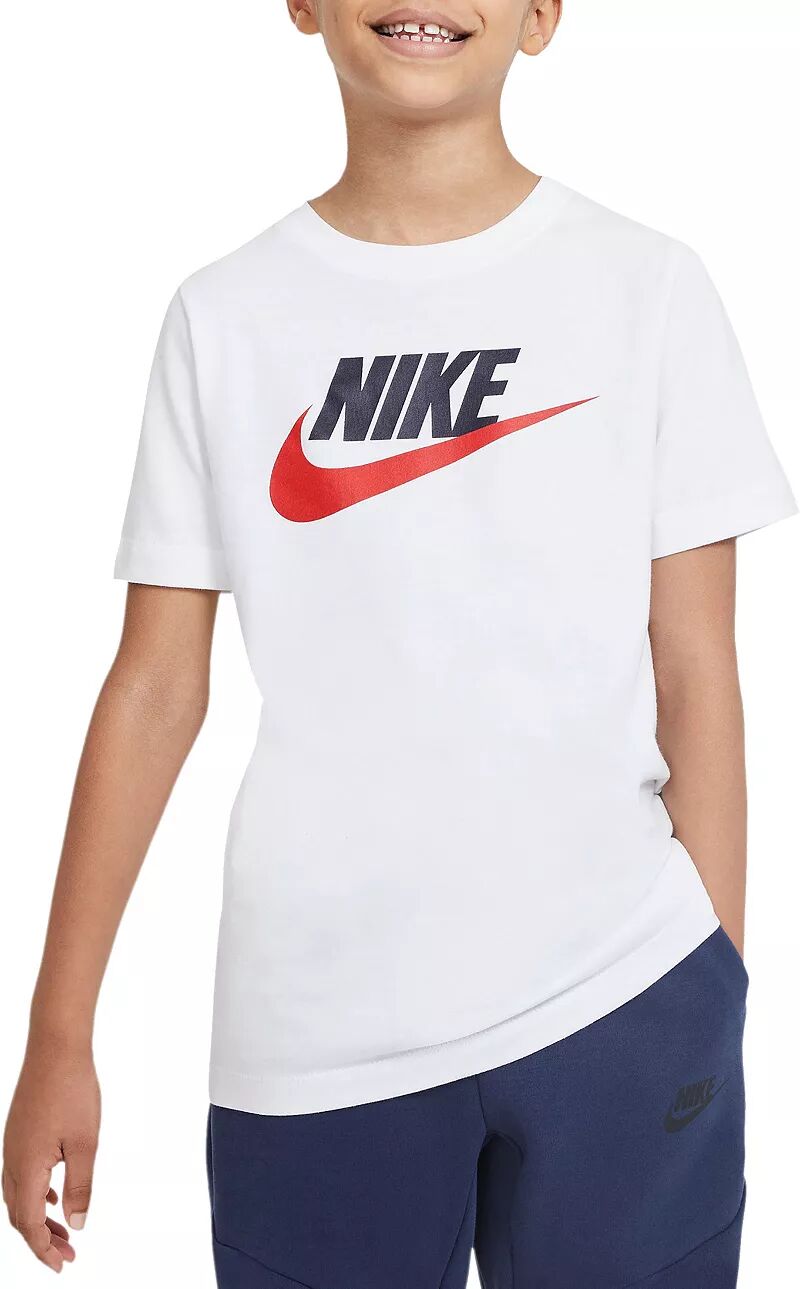 Хлопковая футболка Nike Sportswear для мальчиков, мультиколор