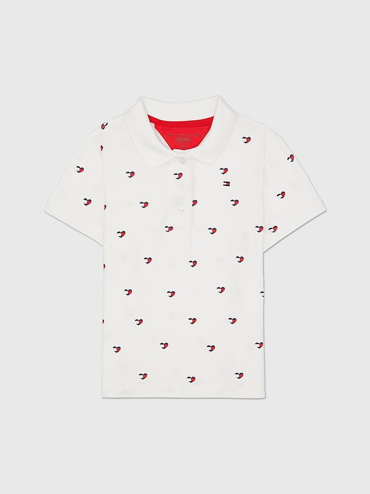 

Поло с сердечками Tommy Adaptive