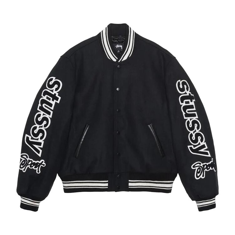 

Куртка Stussy Competition Varsity Jacket, черный