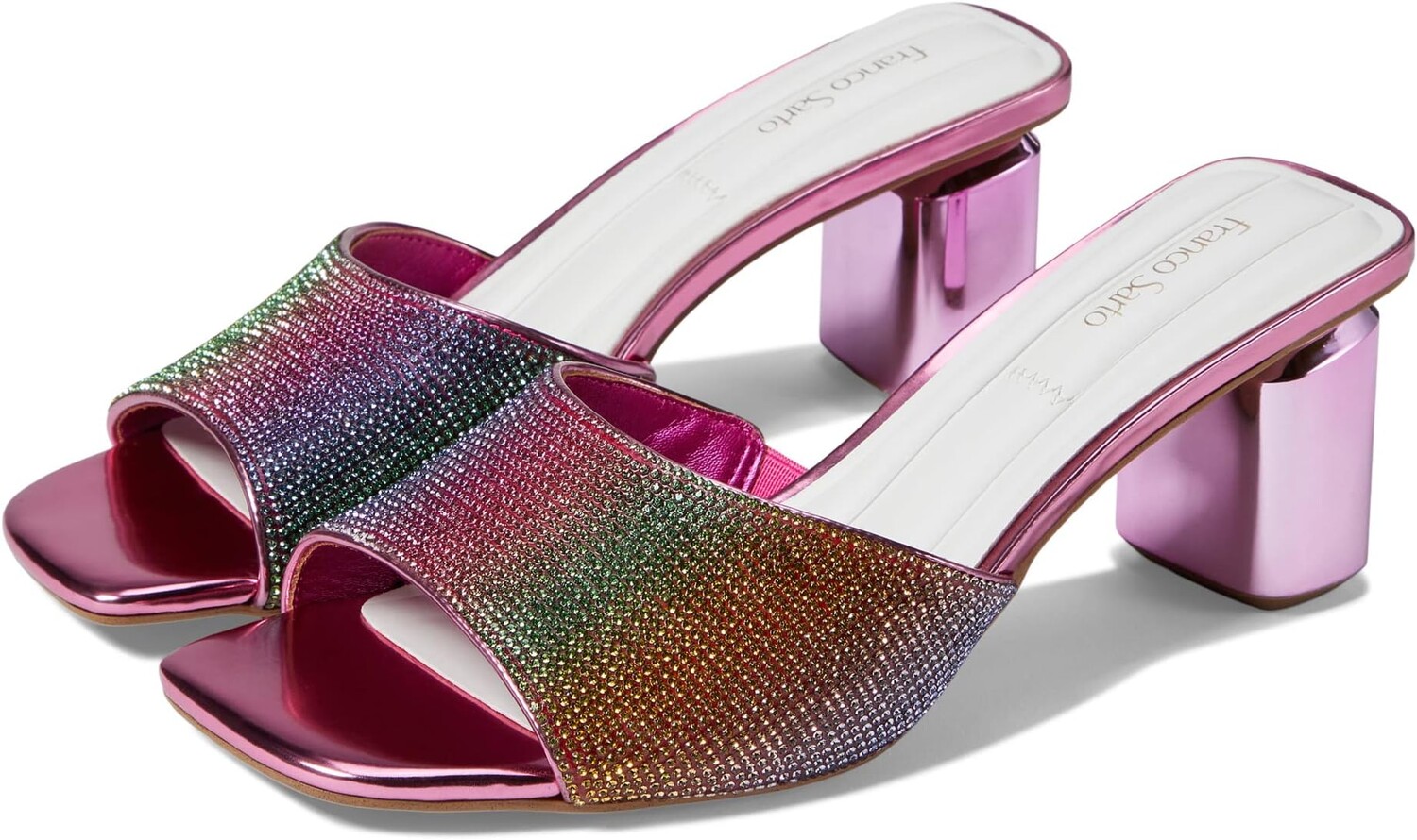 

Босоножки Linley 2 Franco Sarto, цвет Pink Jeweled Microfiber