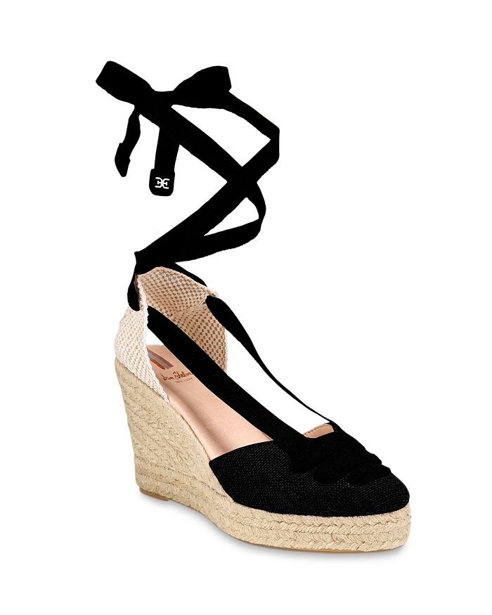 

Женские босоножки Margherita на танкетке с завязками на щиколотке и платформе Sam Edelman