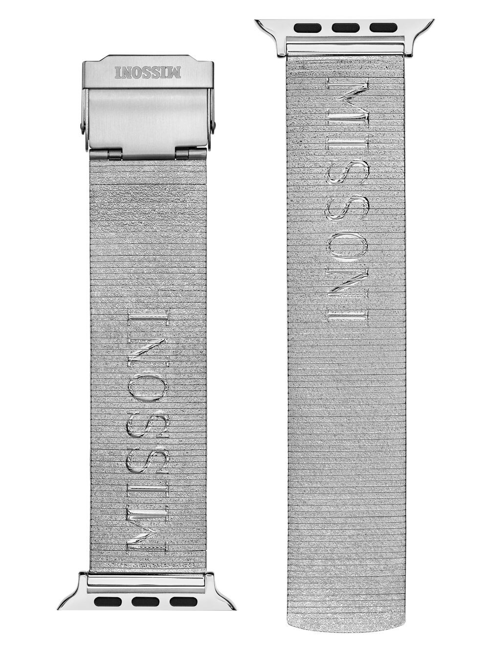 

Часы Apple Watch с браслетом из нержавеющей стали/24 мм Missoni, серебряный