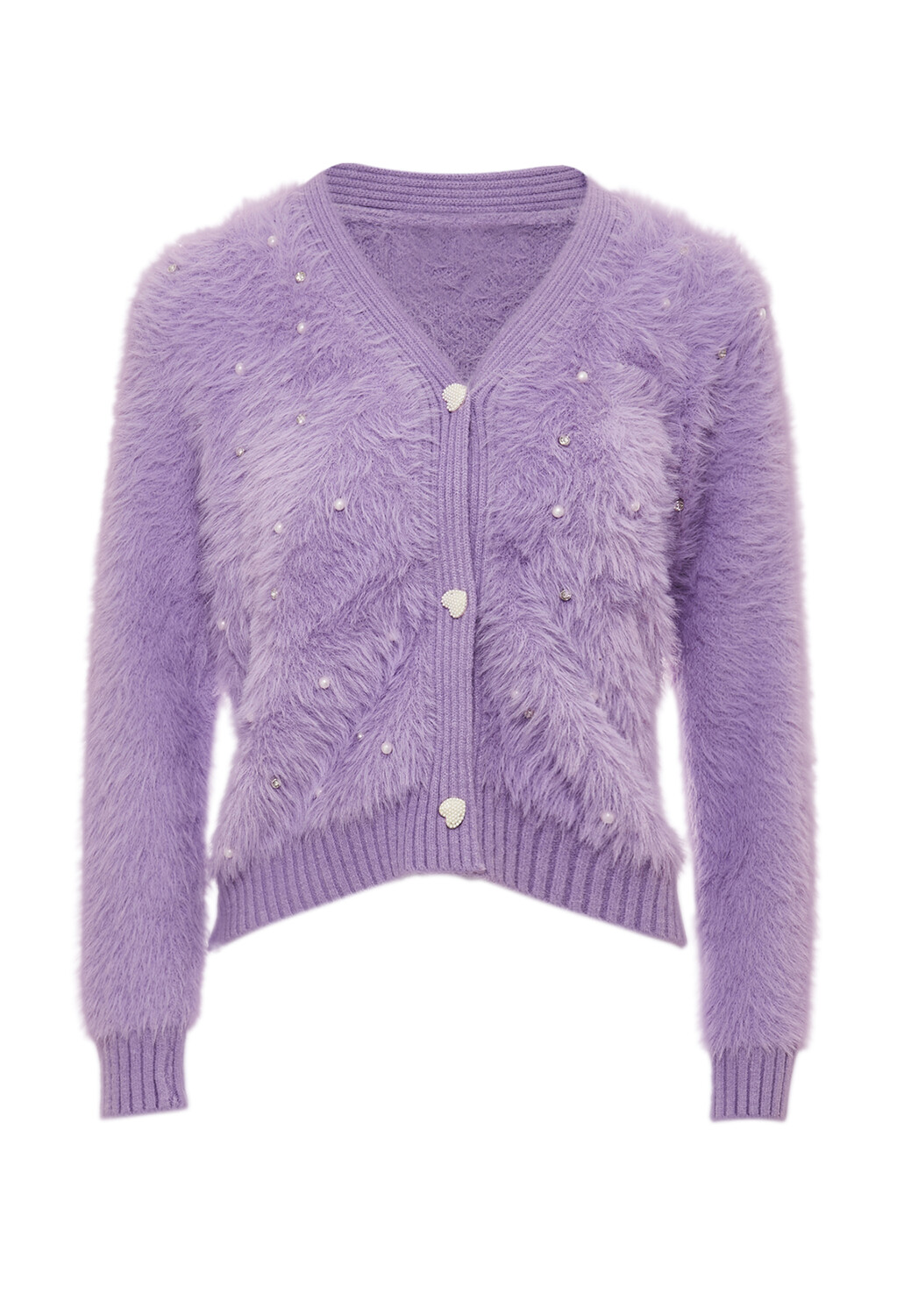 

Толстовка Swirly Strickjacke, фиолетовый