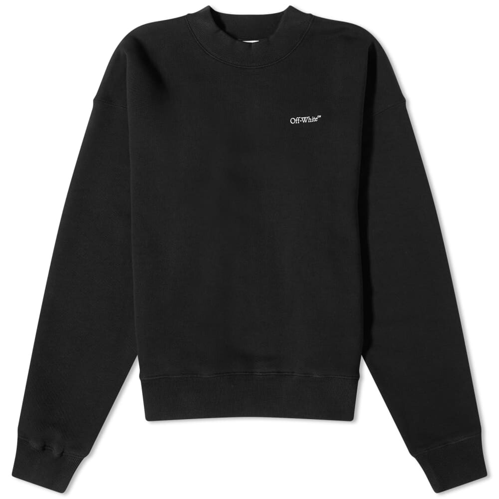 

Off-White Свитшот с круглым вырезом Lunar Arrow, черный