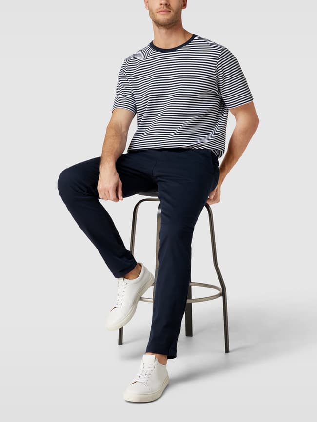 Облегающие брюки чиносы простого кроя, модель «NEW Miles» Selected, темно-синий брюки homme selected черный