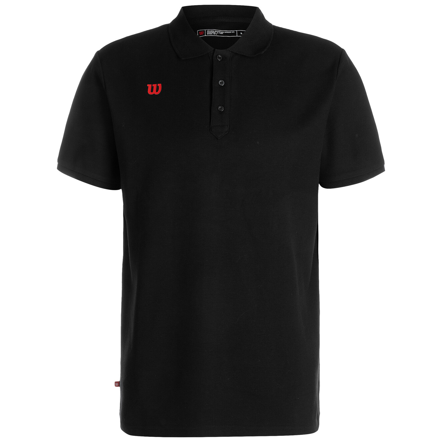 Футболка Wilson Polo Fundamentals Cotton Polo, черный