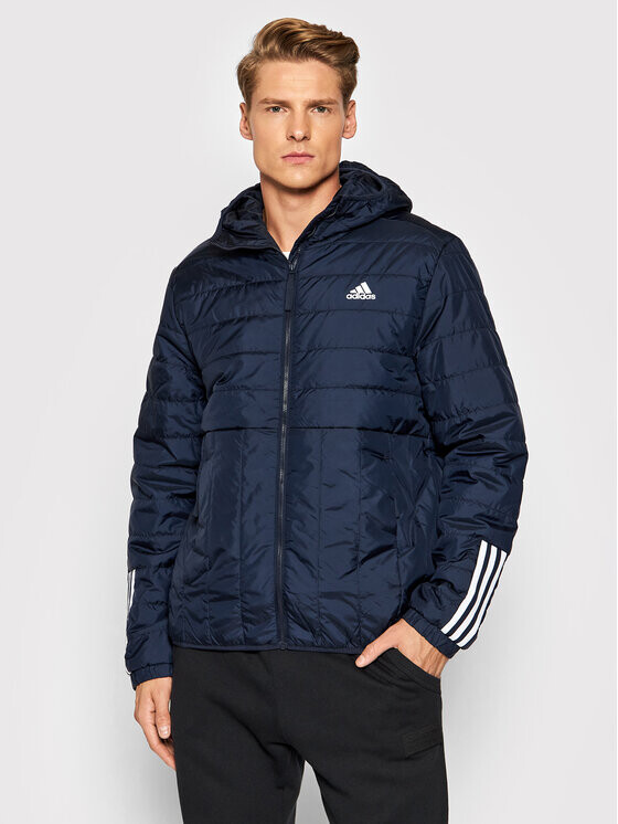 

Пуховик стандартного кроя Adidas, синий