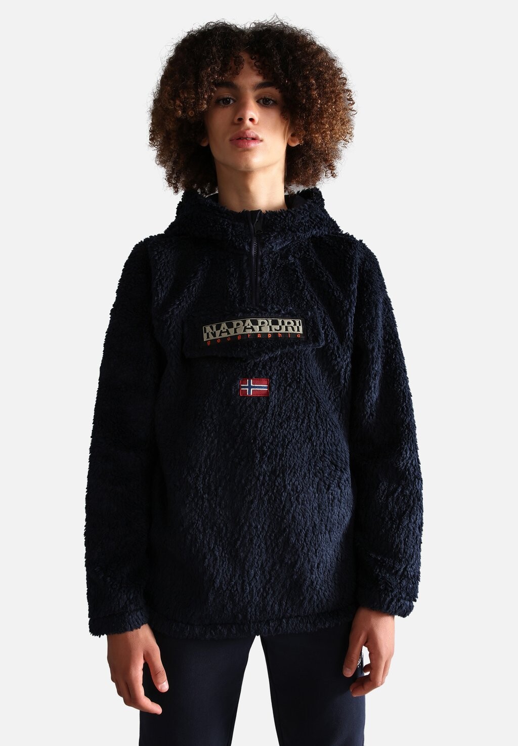 

Толстовка флисовая Burgee Napapijri, цвет blu marine