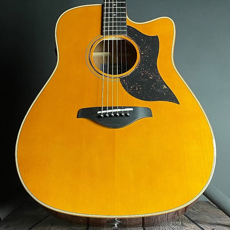 Акустическая гитара Yamaha A5M ARE Cutaway, Mahogany- Vintage Natural акустическая гитара yamaha ll16m are mahogany nt natural
