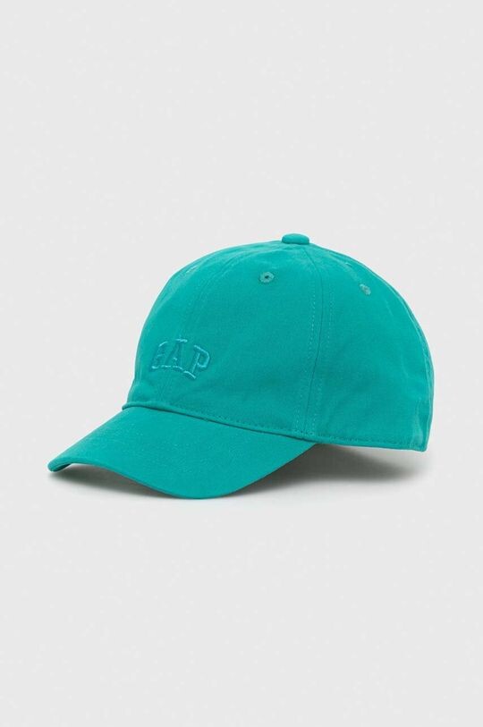 

Детская хлопковая бейсболка GAP, зеленый