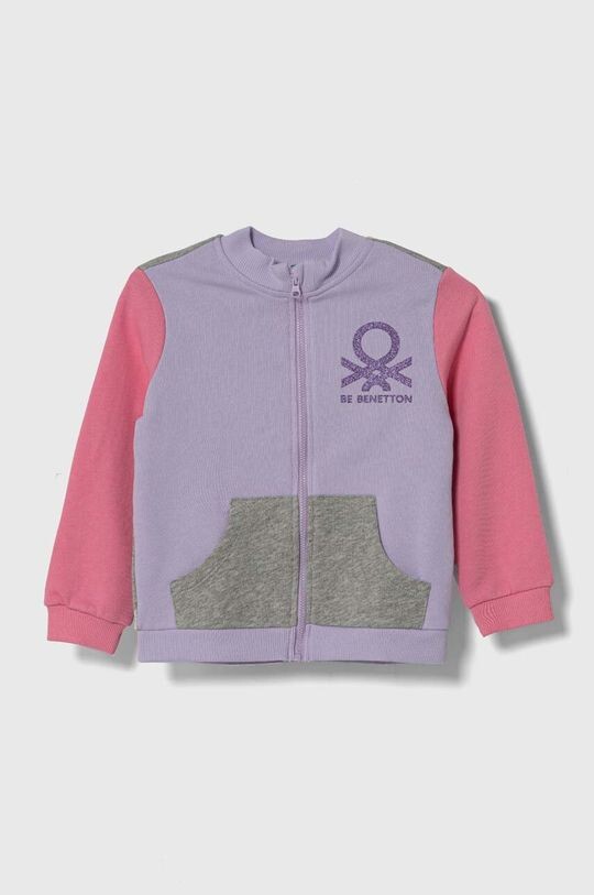 

United Colors of Benetton Детская хлопковая толстовка, фиолетовый