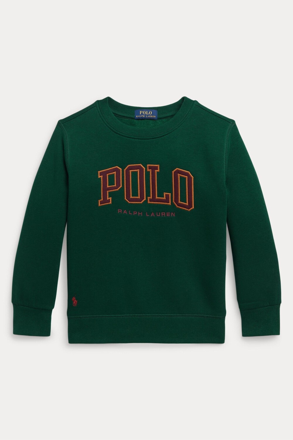

Зеленая толстовка-поло для мальчика с логотипом Polo Ralph Lauren, зеленый