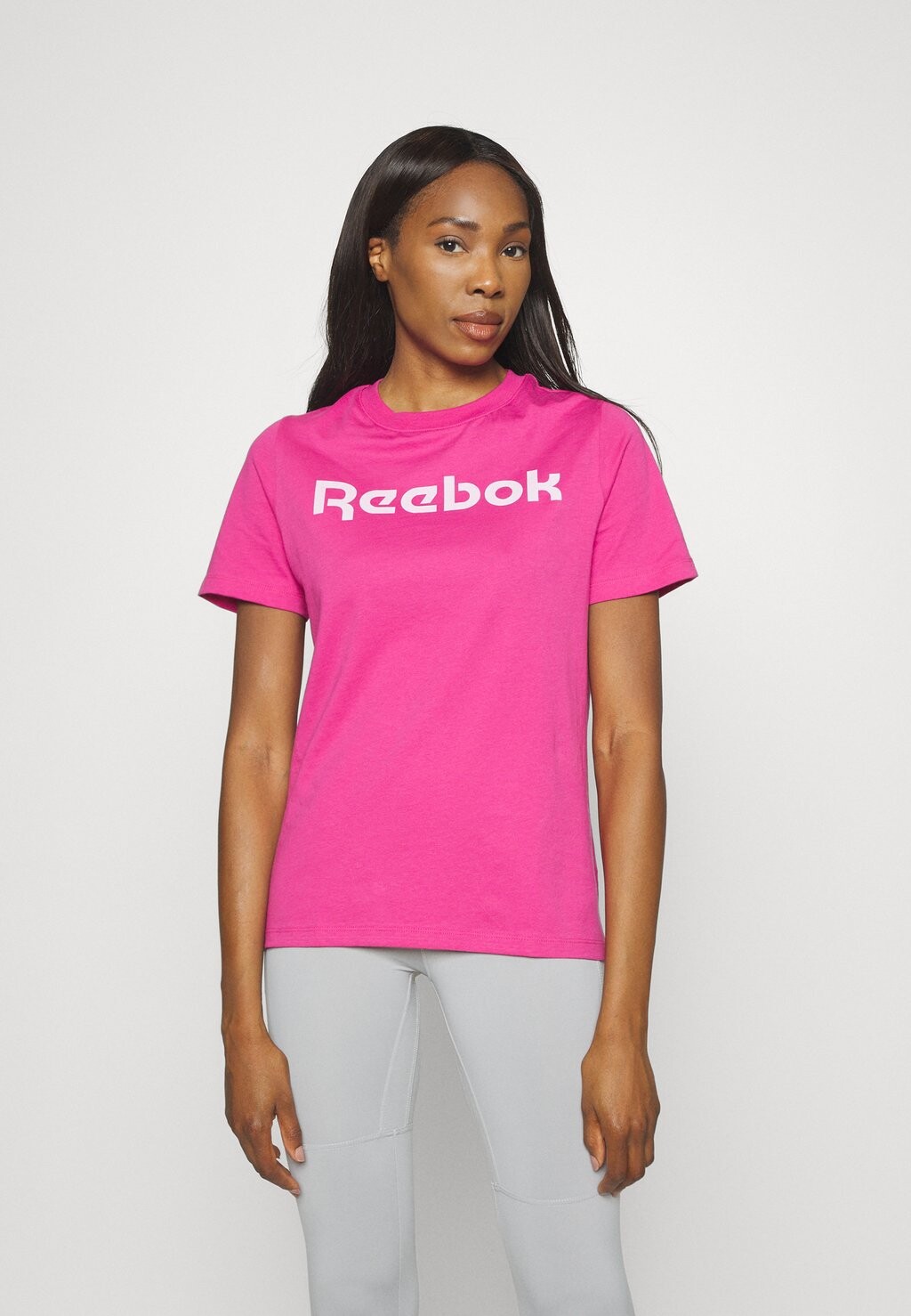Футболка с принтом READ GRAPHIC TEE Reebok, полугордый розовый