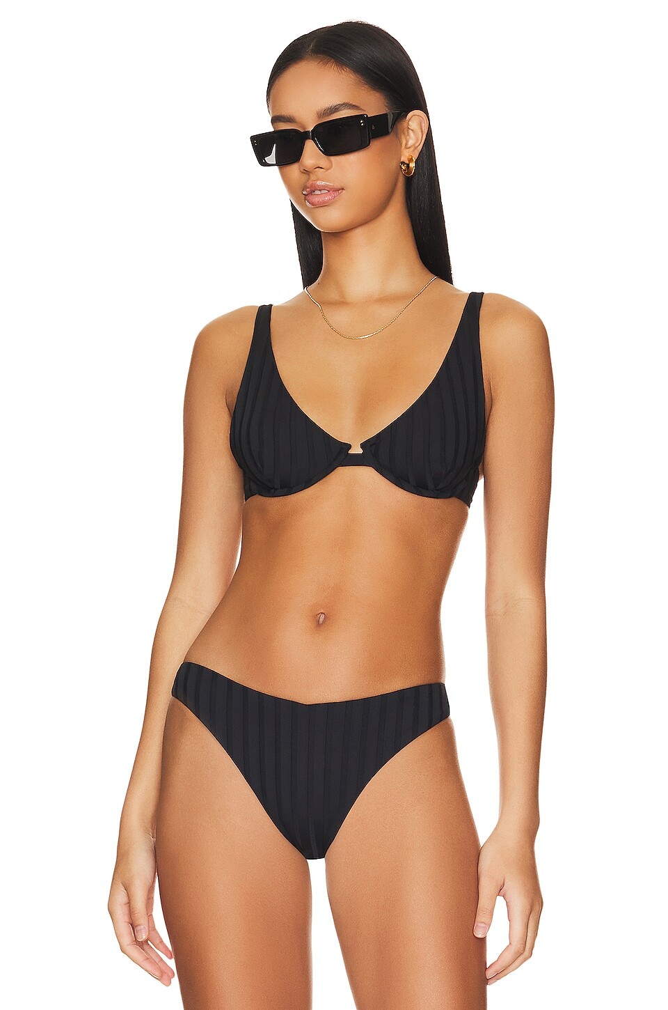 

Топ бикини vitamin A Rossi Halter Underwire, черный