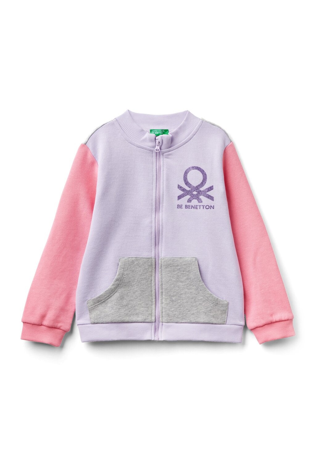 

Толстовка на молнии United Colors of Benetton, разноцветный