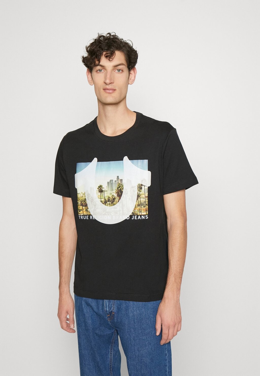 

Футболка с принтом True Religion, черный