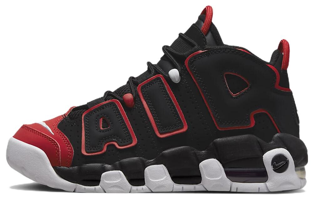 

Кроссовки Nike Air More Uptempo 96 с красным носком