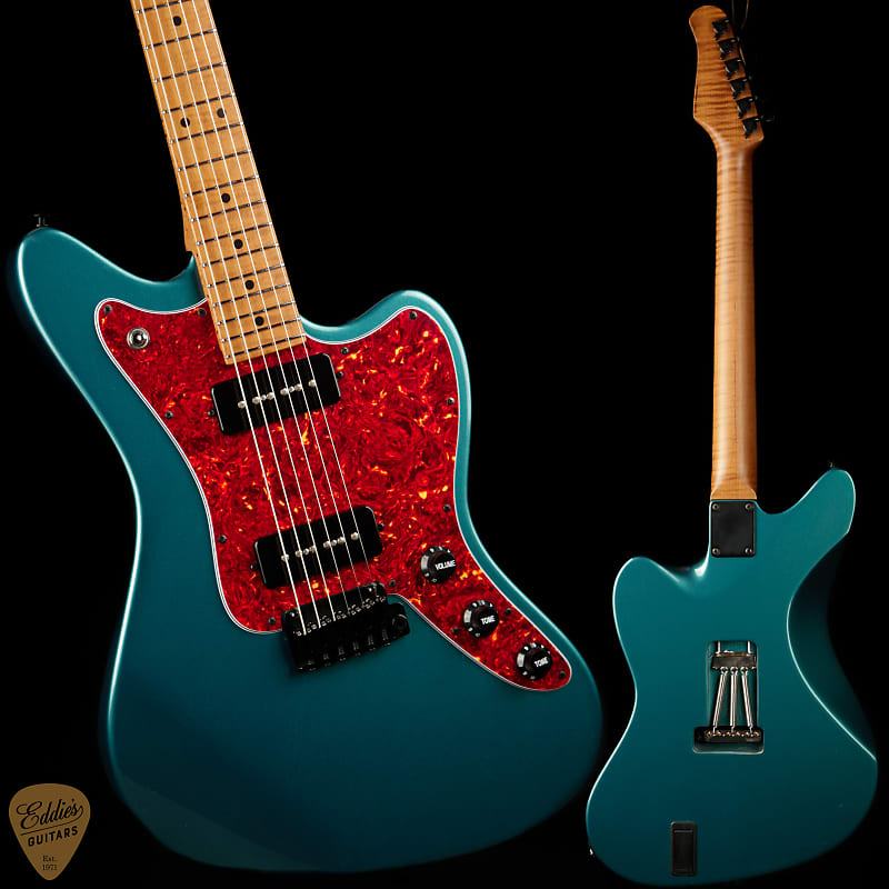 Электрогитара Suhr Eddie's Guitars Exclusive JM Antique Roasted - Ocean Turquoise Metallic