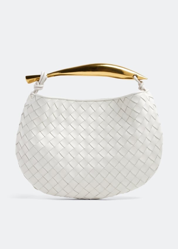 

Сумка Bottega Veneta Sardine Top Handle, белый