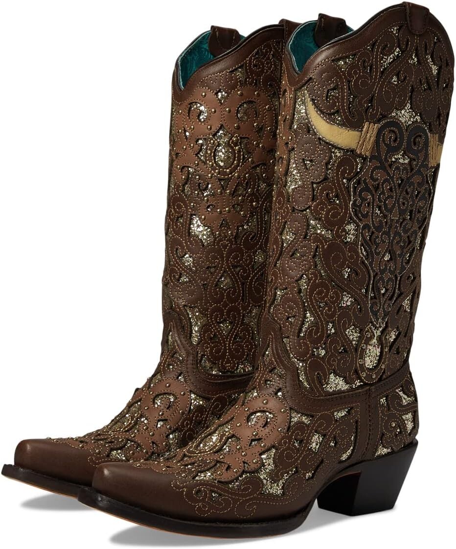 

Ковбойские сапоги A4407 Corral Boots, коричневый