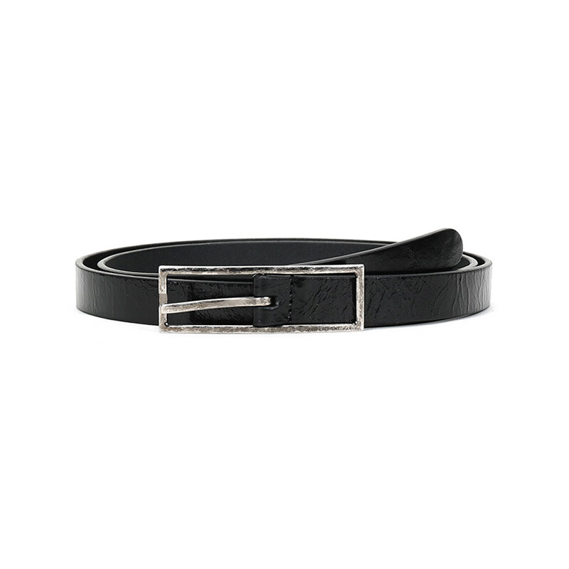 

Кожаный ремень унисекс SAINT LAURENT, Black