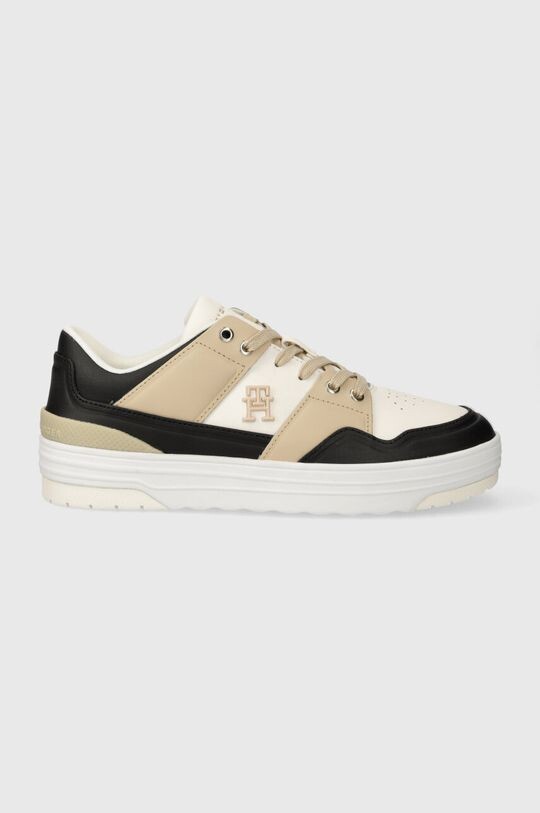 

Кожаные кроссовки TH BASKET SNEAKER LO Tommy Hilfiger, бежевый