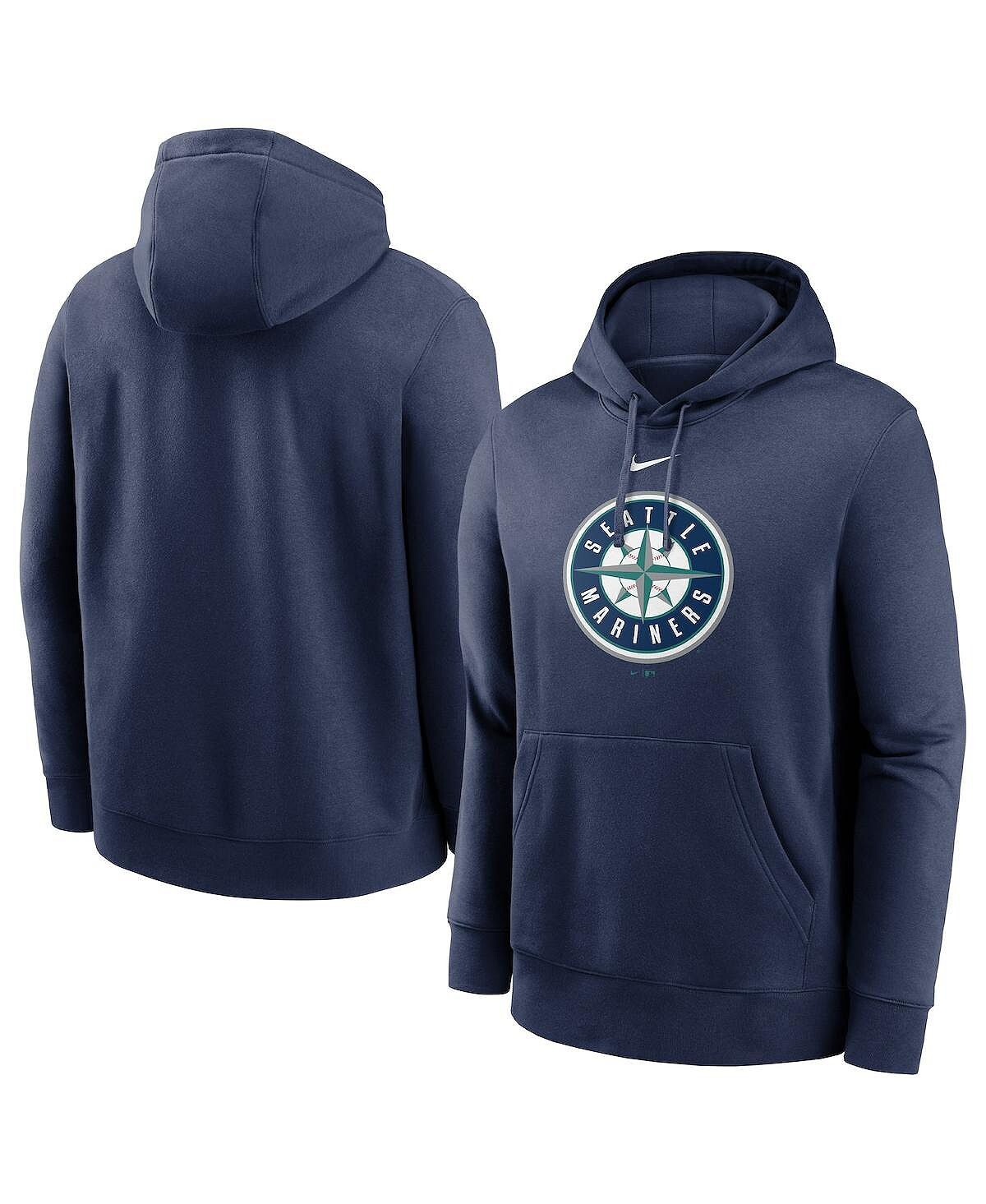 

Мужской темно-синий пуловер с капюшоном с логотипом Seattle Mariners Alternate Club Nike