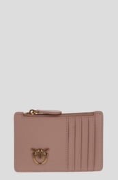 

Женский кожаный кошелек Pinko, розовый