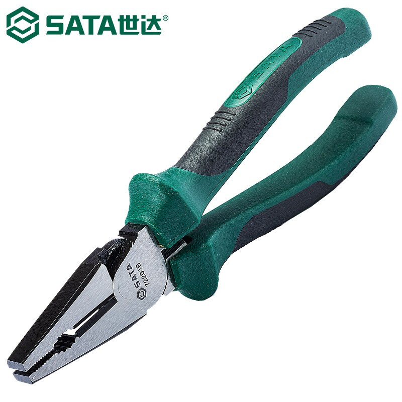 SATA 72201B кусачки, трудосберегающие тиски, плоскогубцы для электрика, хромованадиевая сталь, 6 дюймов, пожизненная гарантия