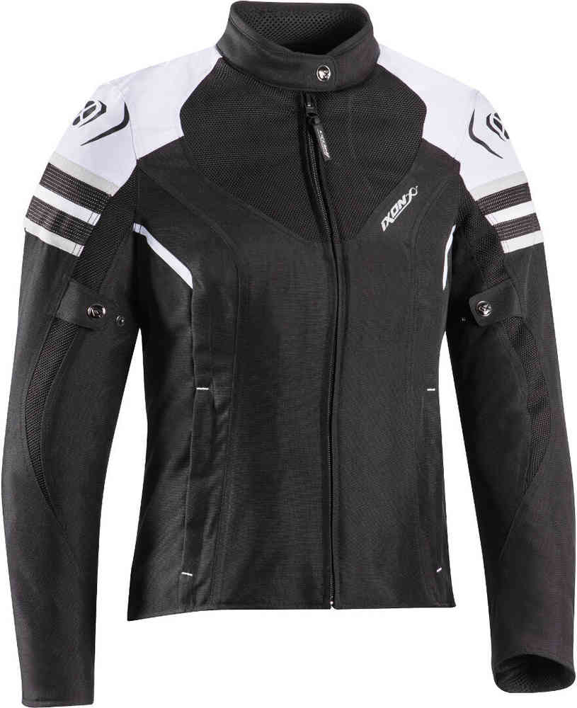 Ilana Evo Женская мотоциклетная текстильная куртка Ixon, черный/белый/серый