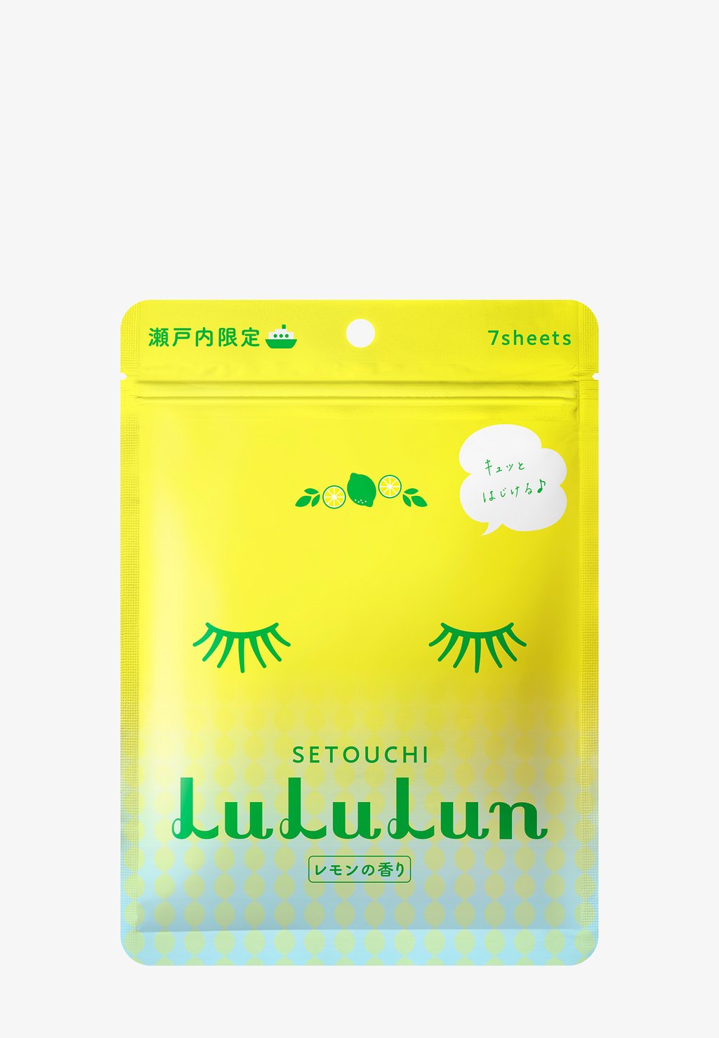 

Маска для лица Lululun Premium Sheet Mask Setouchi Lemon 7-Pack LuLuLun