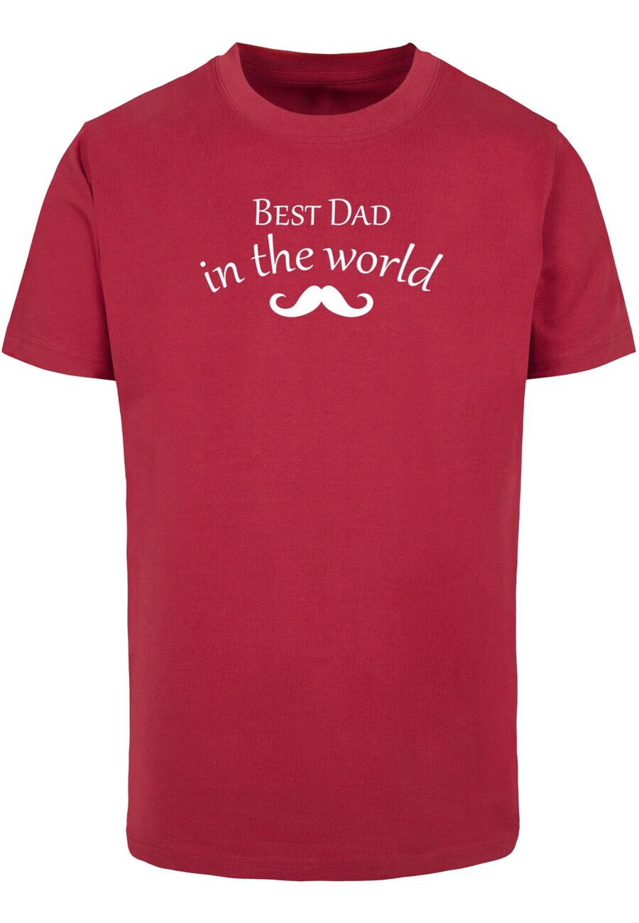 

Футболка Merchcode Fathers Day - Best Dad, цвет Carmine red