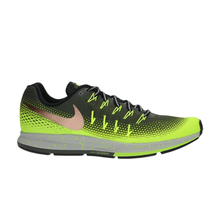 

Кроссовки Nike Air Zoom Pegasus 33 Shield 'Khaki Volt', зеленый