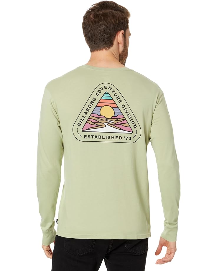 

Футболка Billabong Rockies Long Sleeve Graphic Tee, цвет Light Sage