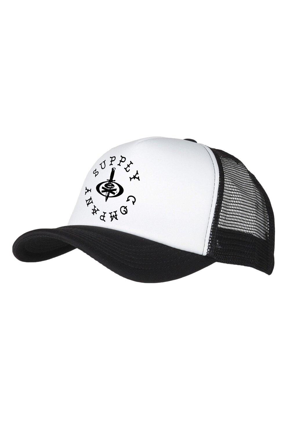 

Кепка Supply Co Trucker черно-белая с логотипом Hated Extreme, черный